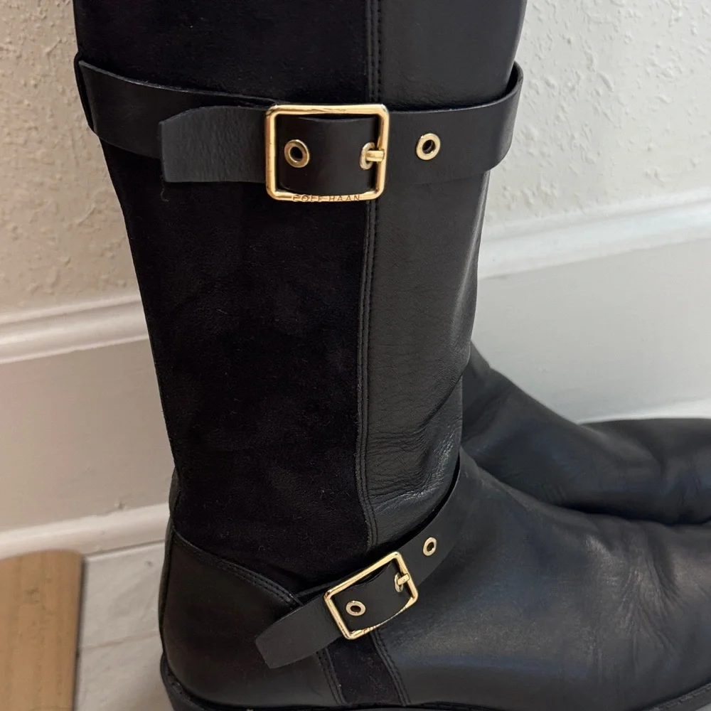 Cole Haan Black Boots. Size 10. - Picture 3 of 7